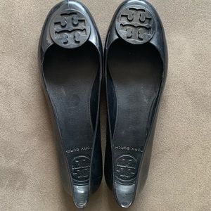 Tory Burch Black Jelly Reva Flats - Women's size 8